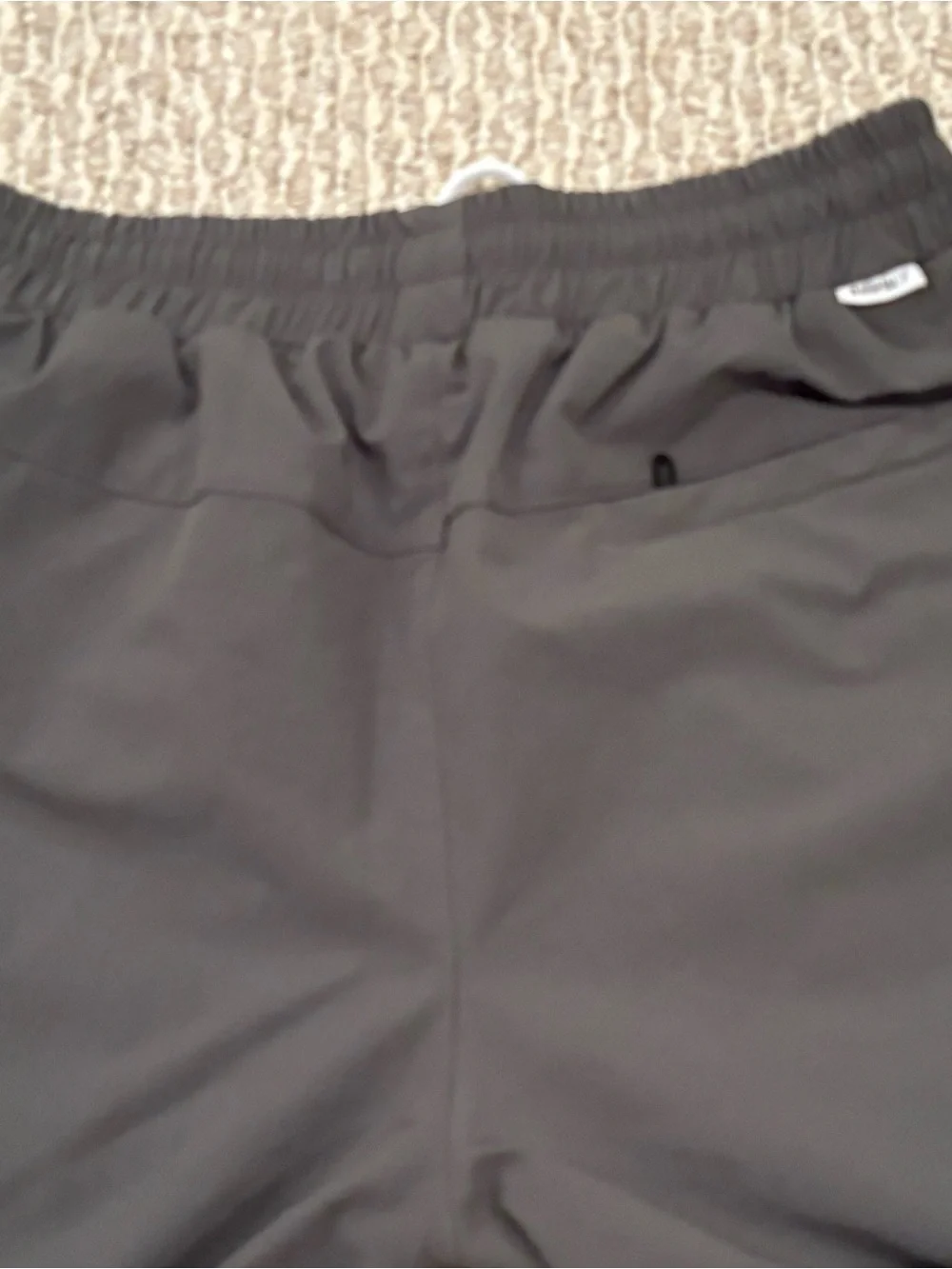 Aimpact Men’s Medium Breakaway Gray Elastic Waist Pants Athletic Comfort Nylon